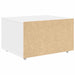 Dulap cu sertare cu roata Alb 55 x 45 x 33.5 cm Lemn compozit - WALTI WALTI