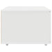 Dulap cu sertare cu roata Alb 55 x 45 x 33.5 cm Lemn compozit - WALTI WALTI