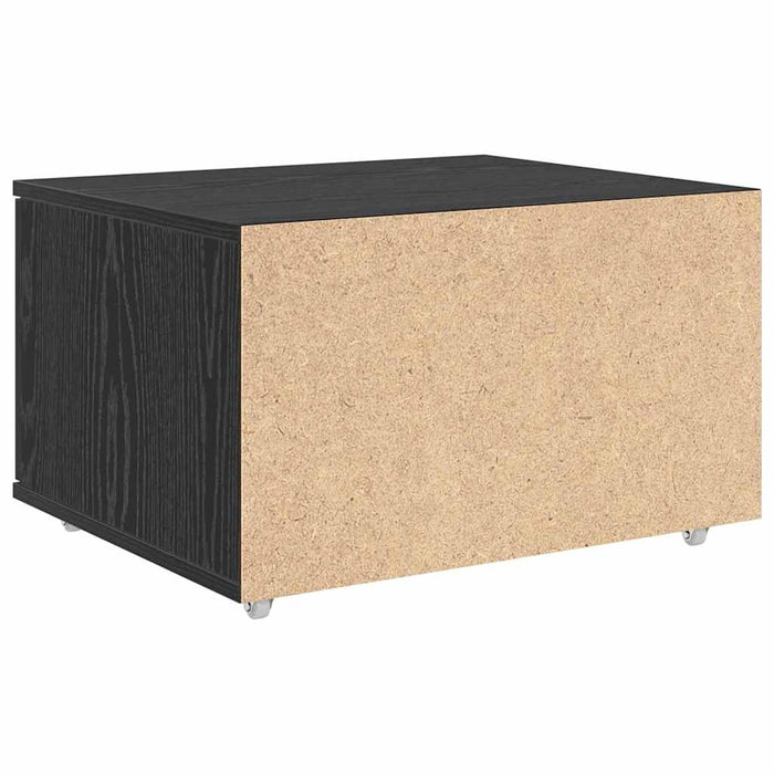 Dulap cu sertare cu roata Negru 55 x 45 x 33.5 cm Lemn compozit - WALTI WALTI