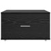 Dulap cu sertare cu roata Negru 55 x 45 x 33.5 cm Lemn compozit - WALTI WALTI