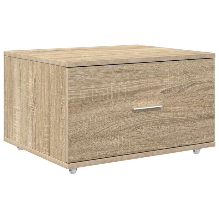 Dulap cu sertare cu roata Maro 55 x 45 x 33.5 cm Lemn compozit - WALTI WALTI
