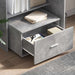 Dulap cu sertare cu roata Gri 55 x 45 x 33.5 cm Lemn compozit - WALTI WALTI
