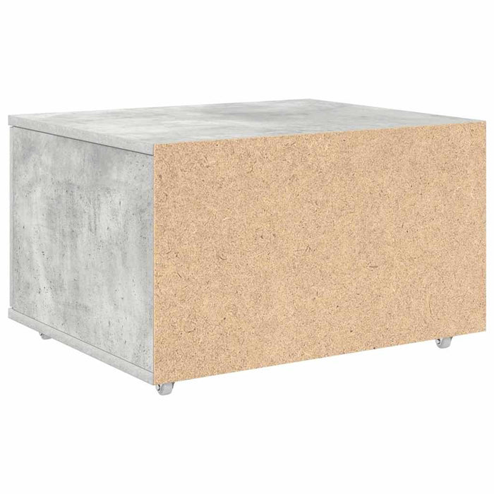 Dulap cu sertare cu roata Gri 55 x 45 x 33.5 cm Lemn compozit - WALTI WALTI