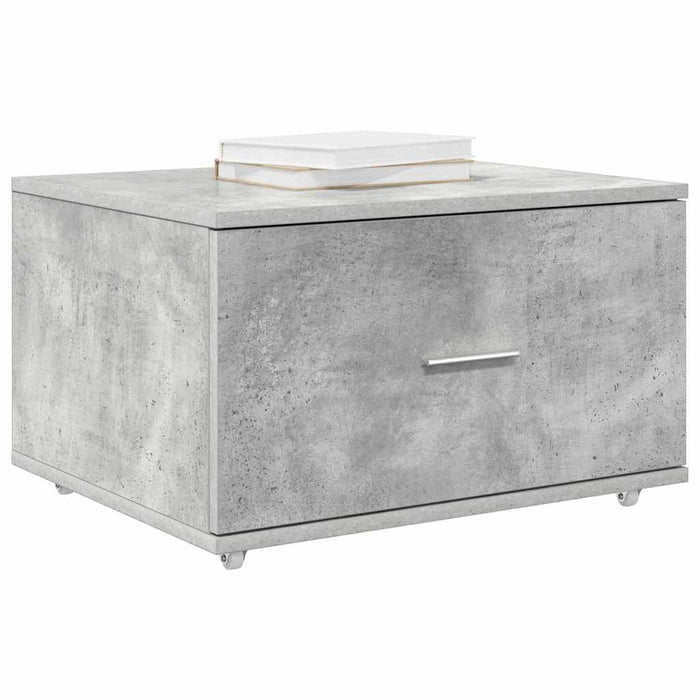 Dulap cu sertare cu roata Gri 55 x 45 x 33.5 cm Lemn compozit - WALTI WALTI