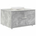 Dulap cu sertare cu roata Gri 55 x 45 x 33.5 cm Lemn compozit - WALTI WALTI