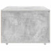 Dulap cu sertare cu roata Gri 55 x 45 x 33.5 cm Lemn compozit - WALTI WALTI