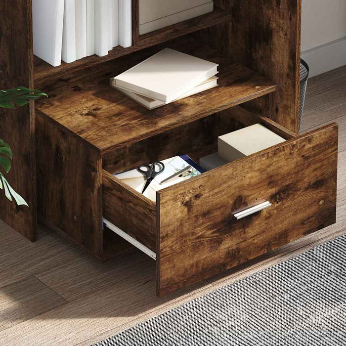 Dulap cu sertare cu roata Maro 55 x 45 x 33.5 cm Lemn compozit - WALTI WALTI