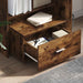 Dulap cu sertare cu roata Maro 55 x 45 x 33.5 cm Lemn compozit - WALTI WALTI