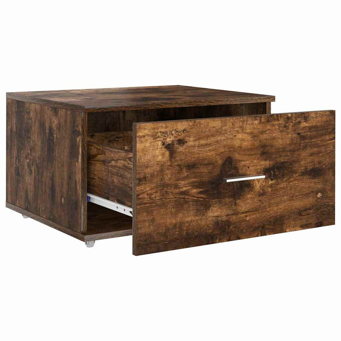 Dulap cu sertare cu roata Maro 55 x 45 x 33.5 cm Lemn compozit - WALTI WALTI