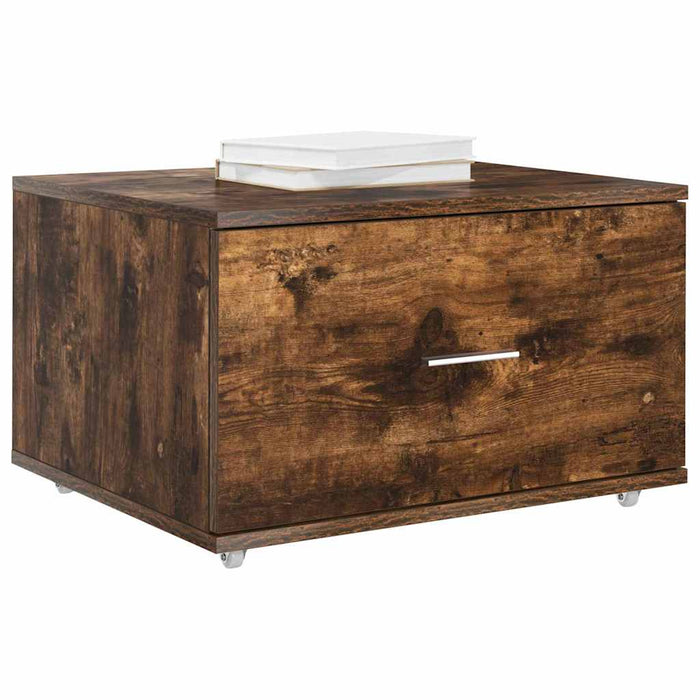Dulap cu sertare cu roata Maro 55 x 45 x 33.5 cm Lemn compozit - WALTI WALTI