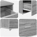 Dulap cu sertare cu roata Gri 55 x 45 x 33.5 cm Lemn compozit - WALTI WALTI