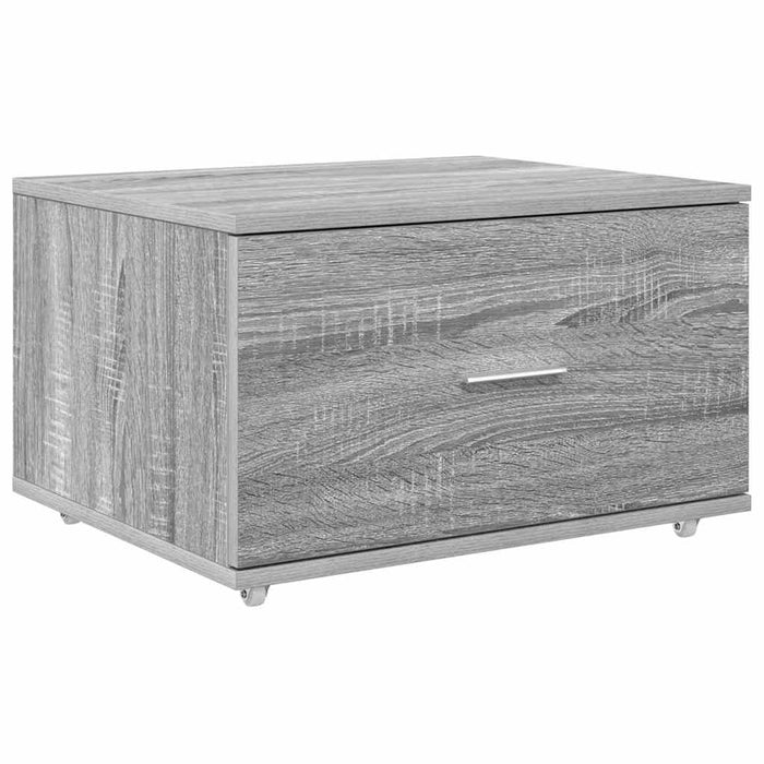 Dulap cu sertare cu roata Gri 55 x 45 x 33.5 cm Lemn compozit - WALTI WALTI
