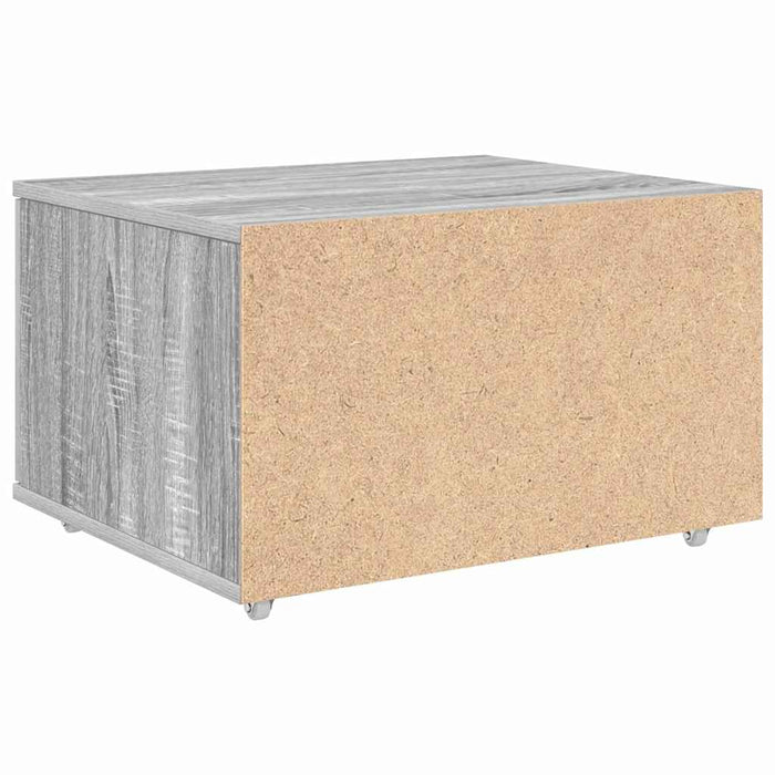 Dulap cu sertare cu roata Gri 55 x 45 x 33.5 cm Lemn compozit - WALTI WALTI