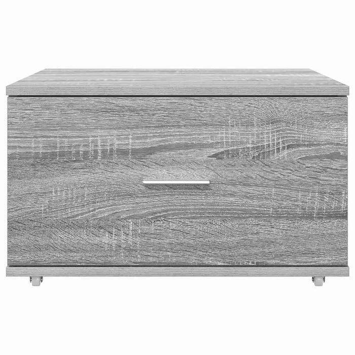 Dulap cu sertare cu roata Gri 55 x 45 x 33.5 cm Lemn compozit - WALTI WALTI