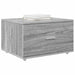 Dulap cu sertare cu roata Gri 55 x 45 x 33.5 cm Lemn compozit - WALTI WALTI
