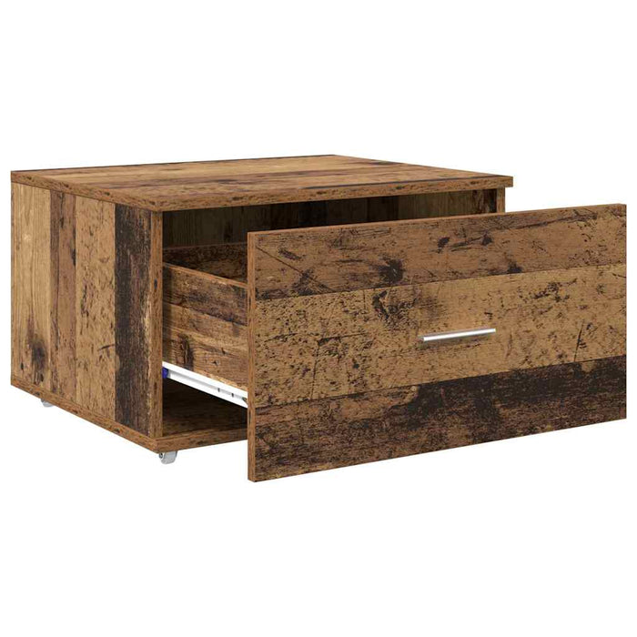 Dulap cu sertare cu roata Maro 55 x 45 x 33.5 cm Lemn compozit - WALTI WALTI