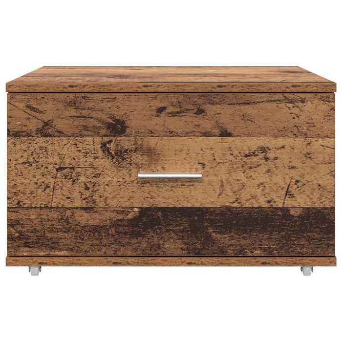 Dulap cu sertare cu roata Maro 55 x 45 x 33.5 cm Lemn compozit - WALTI WALTI