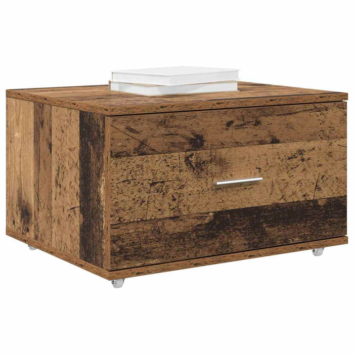 Dulap cu sertare cu roata Maro 55 x 45 x 33.5 cm Lemn compozit - WALTI WALTI