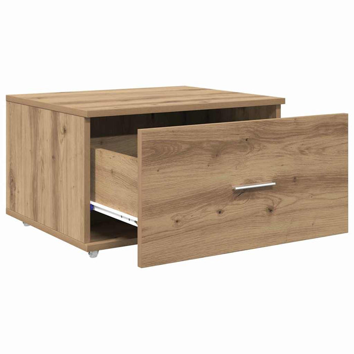 Dulap cu sertare cu roata Maro 55 x 45 x 33.5 cm Lemn compozit - WALTI WALTI