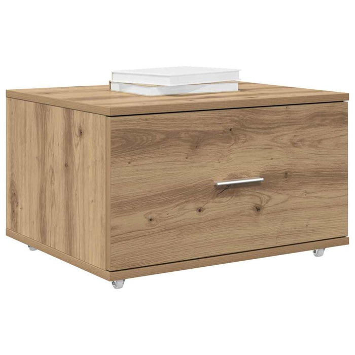 Dulap cu sertare cu roata Maro 55 x 45 x 33.5 cm Lemn compozit - WALTI WALTI
