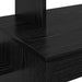 Birou cu raft Stejar negru 100 x 40 x 90 cm Lemn compozit - WALTI WALTI