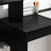 Birou cu raft Stejar negru 100 x 40 x 90 cm Lemn compozit - WALTI WALTI