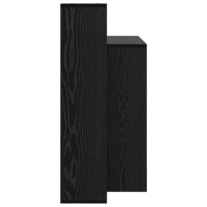 Birou cu raft Stejar negru 100 x 40 x 90 cm Lemn compozit - WALTI WALTI