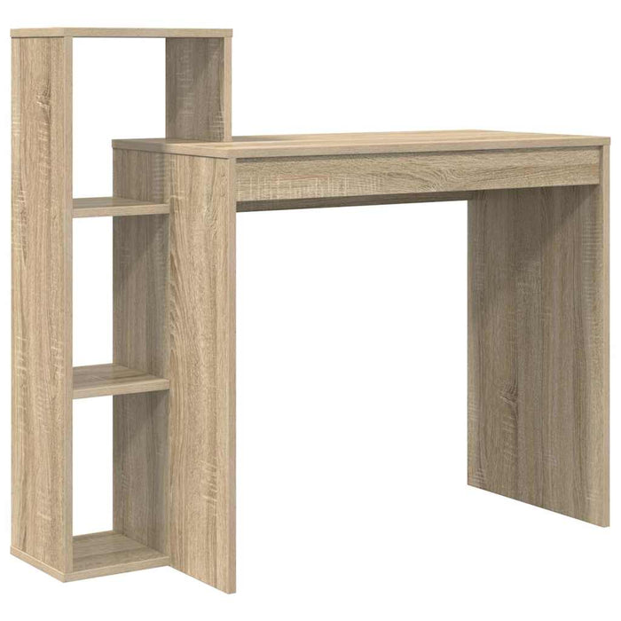 Birou cu raft Stejar sonoma 100 x 40 x 90 cm Lemn compozit - WALTI WALTI