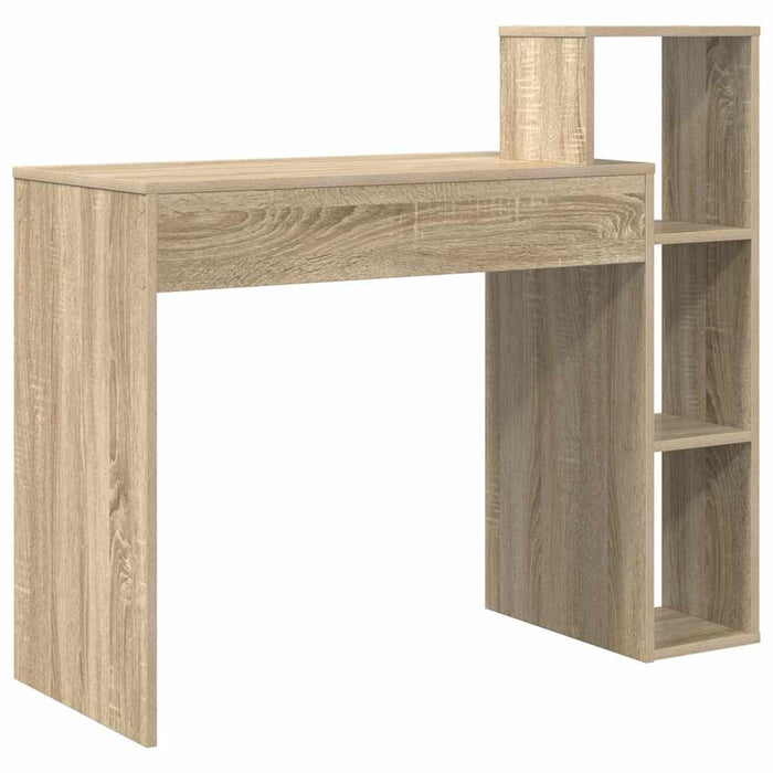 Birou cu raft Stejar sonoma 100 x 40 x 90 cm Lemn compozit - WALTI WALTI