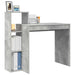 Birou cu raft Gri beton 100 x 40 x 90 cm Lemn compozit - WALTI WALTI