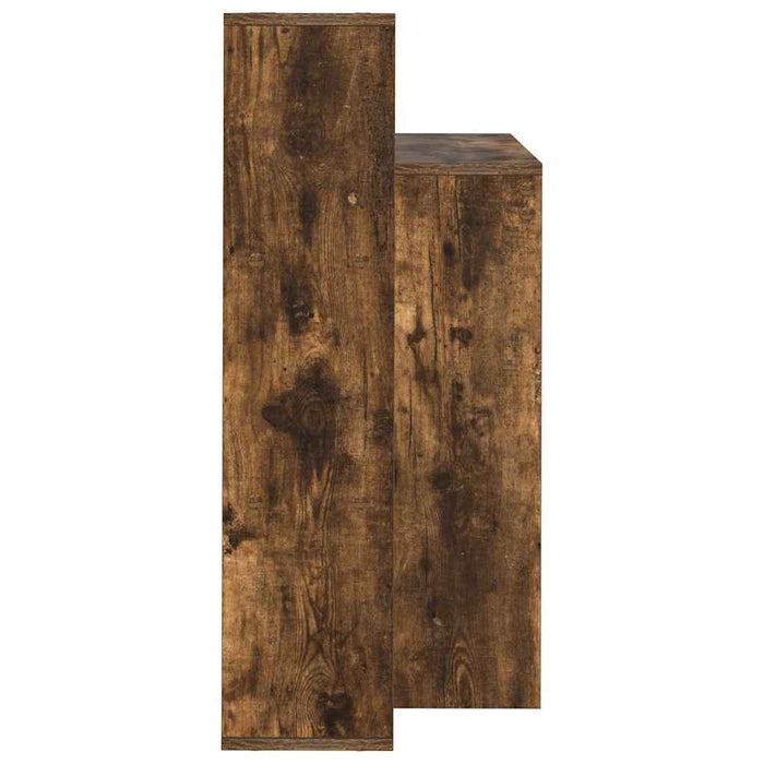 Birou cu raft Stejar afumat 100 x 40 x 90 cm Lemn compozit - WALTI WALTI