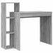 Birou cu raft sonoma gri 100 x 40 x 90 cm Lemn compozit - WALTI WALTI