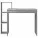 Birou cu raft sonoma gri 100 x 40 x 90 cm Lemn compozit - WALTI WALTI