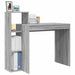 Birou cu raft sonoma gri 100 x 40 x 90 cm Lemn compozit - WALTI WALTI