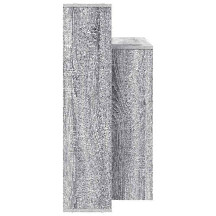 Birou cu raft sonoma gri 100 x 40 x 90 cm Lemn compozit - WALTI WALTI