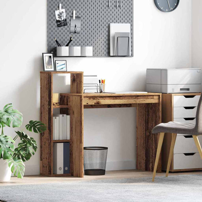 Birou cu raft Lemn vechi 100 x 40 x 90 cm Lemn compozit - WALTI WALTI
