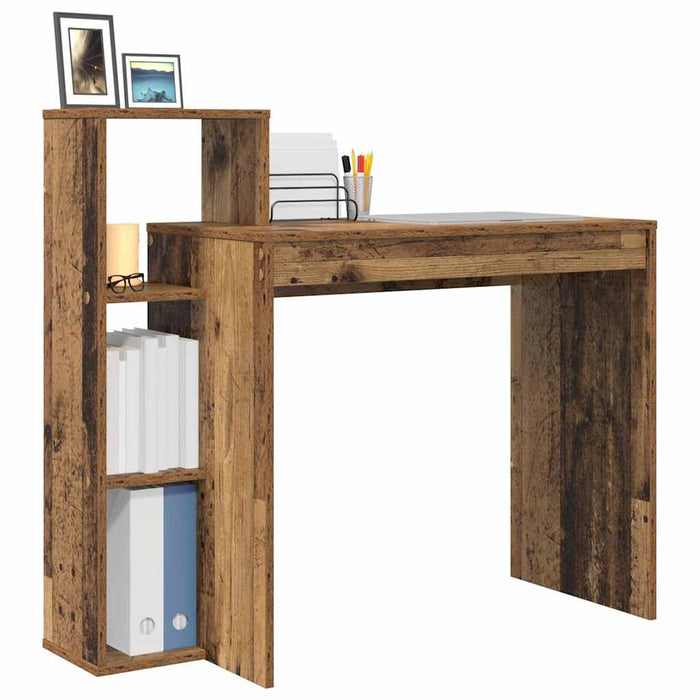 Birou cu raft Lemn vechi 100 x 40 x 90 cm Lemn compozit - WALTI WALTI
