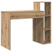 Birou cu raft stejar artizanal 100 x 40 x 90 cm Lemn compozit - WALTI WALTI