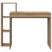 Birou cu raft stejar artizanal 100 x 40 x 90 cm Lemn compozit - WALTI WALTI