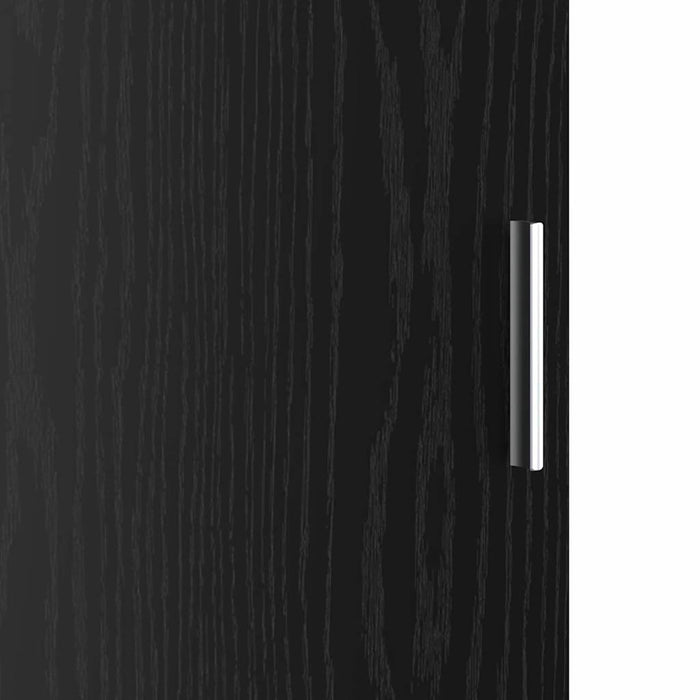 Rafturi Stejar negru 35 x 39 x 168 cm Lemn compozit - WALTI WALTI