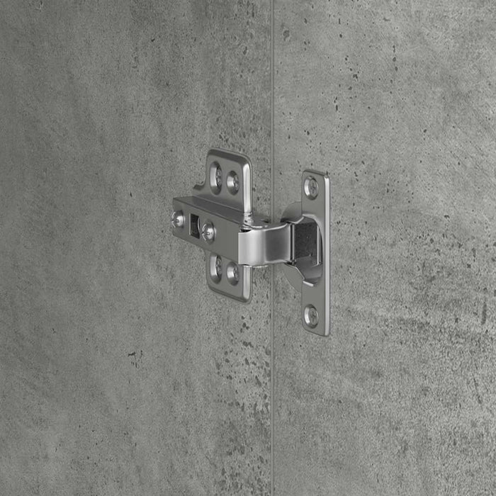 Rafturi Gri beton 35 x 39 x 168 cm Lemn compozit - WALTI WALTI