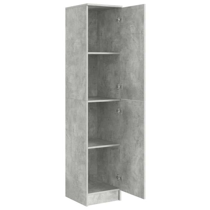 Rafturi Gri beton 35 x 39 x 168 cm Lemn compozit - WALTI WALTI