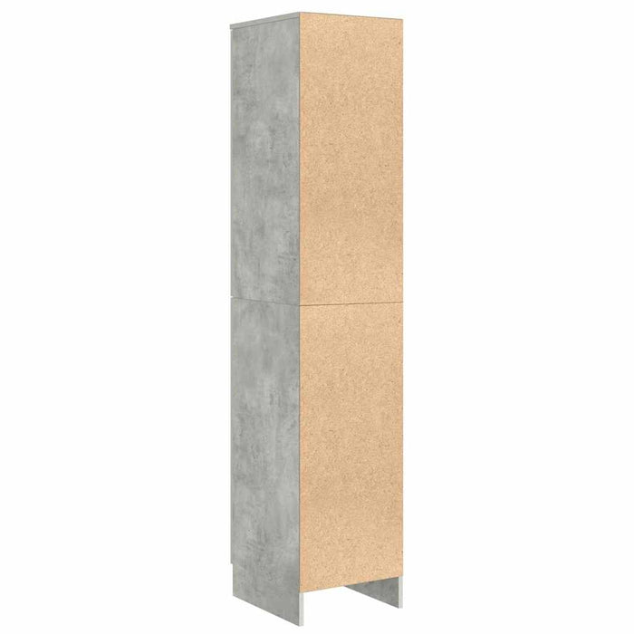 Rafturi Gri beton 35 x 39 x 168 cm Lemn compozit - WALTI WALTI