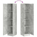 Rafturi Gri beton 35 x 39 x 168 cm Lemn compozit - WALTI WALTI
