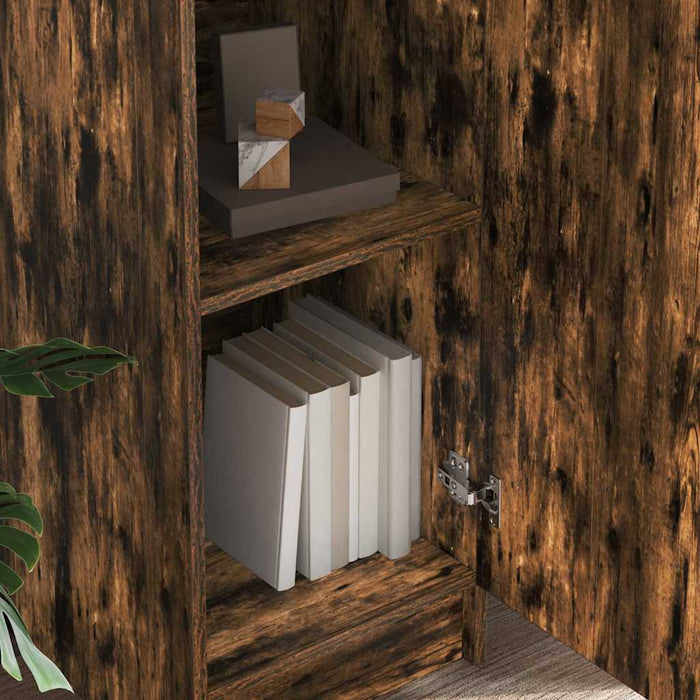 Rafturi Stejar afumat 35 x 39 x 168 cm Lemn compozit - WALTI WALTI