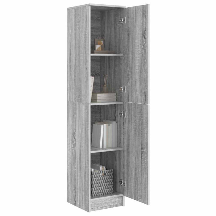Rafturi sonoma gri 35 x 39 x 168 cm Lemn compozit - WALTI WALTI