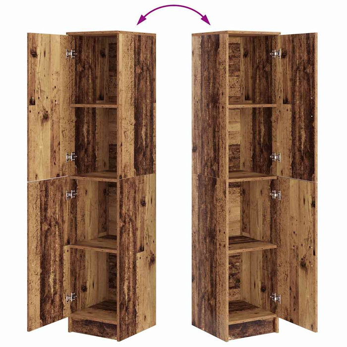 Rafturi Lemn vechi 35 x 39 x 168 cm Lemn compozit - WALTI WALTI