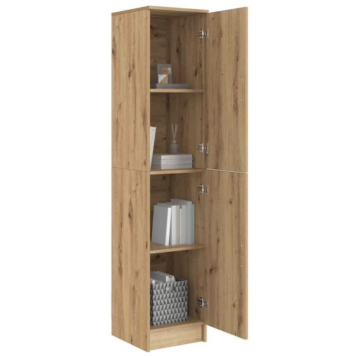 Rafturi stejar artizanal 35 x 39 x 168 cm Lemn compozit - WALTI WALTI