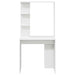 Birou cu raft Alb 78,5 x 37 x 154,5 cm Lemn compozit - WALTI WALTI