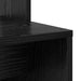 Birou cu raft Stejar Negru 78,5 x 37 x 154,5 cm Lemn compozit - WALTI WALTI
